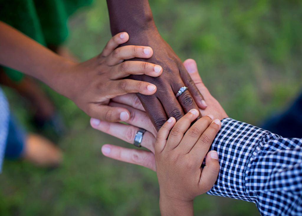 people holding hands